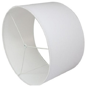 Mini Pantalla de diseño de tambor moderno hecha a mano, cubierta de tela blanca marfil topo con nuevas luces de ajuste, Mini cubierta moderna para interiores - Product Image 1