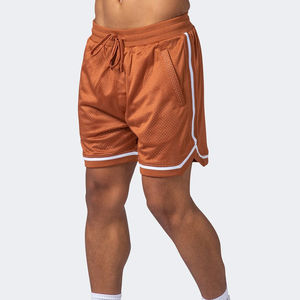 Nouveau short de basket-ball unisexe de style classique de qualité couleur unie short de basket-ball à séchage rapide de grande taille avec broderie taille XS - Product Image 4