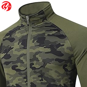 Stand Collar Slim Fit Nuevo estilo Transpirable Venta al por mayor Chándal de entrenamiento Chándales de algodón 100% hechos a medida de Pakistán - Product Image 6