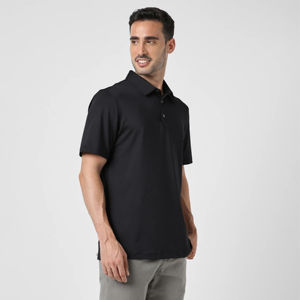 Camiseta de Lona Sólida con Logotipo Bordado Personalizado, 100% Algodón con Spandex, Transpirable, Manga Corta para Hombre, OEM, Venta Caliente 2025 - Product Image 3