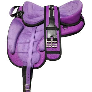 Selle de cheval synthétique sans arbre de qualité supérieure Selle de course à montage complet - Product Image 1