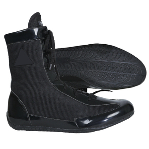 Chaussures de combat personnalisées pour hommes, antidérapantes, pour la boxe, la lutte, l'entraînement, en cuir souple, respirant et écologique, pour les sports de combat - Product Image 1