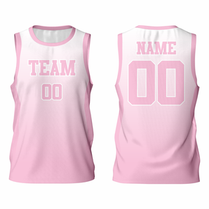 Camiseta de Baloncesto Talla Grande 100% Poliéster Sin Mangas Corte Atlético con Nombre de Equipo Personalizado - Product Image 6