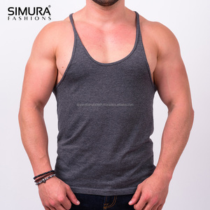 Débardeur Homme Ajusté en Coton Anti-Boulochage à Séchage Rapide et Respirant, Col Rond, Sans Manches, pour Sport et Fitness - Product Image 1