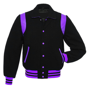 Veste de sport SENSEL SPORTS pour homme, noire et orange, style universitaire, col rabattu, polaire respirante, coupe-vent, style preppy, automne-hiver, décontractée - Product Image 4