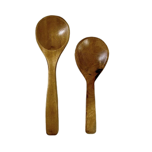Cuchara de Madera Hecha a Mano para Servir Platos, Decoración de Cocina. Juego de Cucharas de Madera, Cuchara de Madera para Servir, India - Product Image 6