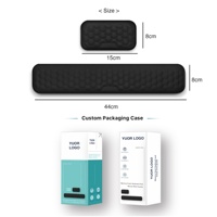 Repose-poignets pour clavier, coussin en mousse à mémoire de forme pour tapis de bureau, soutien pour détendre vos poignets et soulager le stress