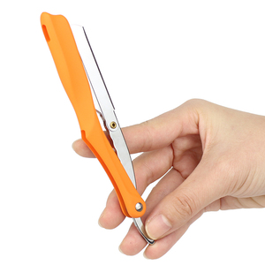 Maquinilla de afeitar con mango plegable para peluquero, maquinilla de afeitar recta de acero inoxidable de seguridad hecha en Pakistán - Product Image 4