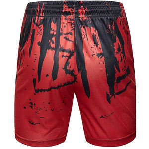 Pantalones cortos informales de verano ajustados atléticos para hombre, poliéster 100%, nuevo patrón sólido, estampado de transferencia por sublimación, estilo Formal de lona - Product Image 4