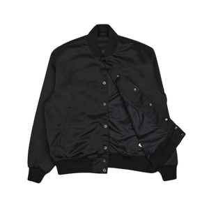 OEM personalizado de alta calidad de los hombres al aire libre de invierno Varsity chaqueta de bombardero de satén para los hombres - Product Image 2