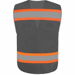 Chaleco DE SEGURIDAD reflectante de alta visibilidad para hombres con chalecos de construcción de trabajo de bolsillo de 5 dimensiones - Product Image 3