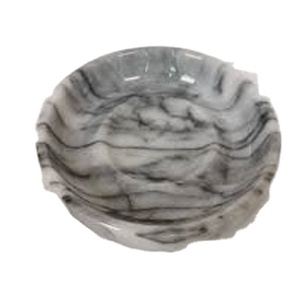 Jabonera de Lujo Ecológica de Mármol Natural con Forma de Flor de la Colección Quality, con Adhesivo para Uso en Exteriores - Product Image 1