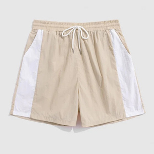 Ensemble short coupe-vent personnalisé unisexe pour hommes, vêtements de jogging d'été décontractés de couleur fendue en nylon de meilleure qualité respirant - Product Image 4