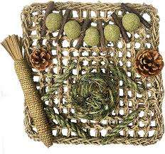 2024 High Quality <b>Woven</b> Bamboo Straw <b>Mat</b> Unique Seagrass Placemat for Wedding Table Decor Classic Kitchen Accessories Handicraft - Product Image 6