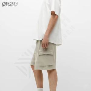 กางเกงขาสั้นผู้ชายแห้งเร็วแบบลำลองมีกระเป๋าด้านข้างพิมพ์ลายแคนวาสสำหรับใส่ไปยิมขนาดใหญ่พิเศษสำหรับฤดูร้อน - Product Image 6