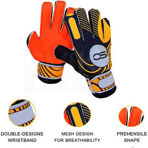 Gants de gardien de but en cuir de qualité professionnelle personnalisés OEM Respirant à séchage rapide Dragonne réglable Sports unisexes - Product Image 3