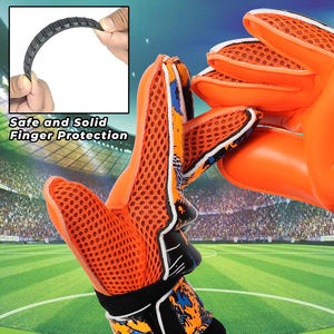 Nouveaux gants de gardien de but en latex de haute qualité, sur mesure, imperméables, respirants, à doigts complets, pour l'entraînement au football et au soccer - Product Image 1
