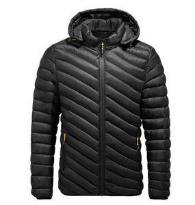 Chaqueta acolchada ligera para acampar al aire libre senderismo chaqueta acolchada con logotipo personalizado al por mayor abrigo de invierno OEM - Product Image 3