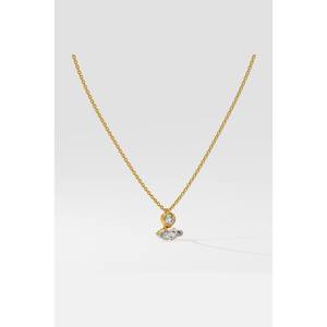 Sólido 10K oro blanco pera laboratorio cultivado diamante collar boda aniversario joyería con GIA & IGI certificados para mujeres - Product Image 3