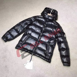 Veste d'hiver imprimée en gros OEM 2025 avec logo personnalisé veste légère à bulles d'air pour hommes capuche à col montant de haute qualité - Product Image 6