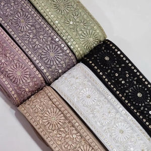 Chapeaux de mariage en dentelle de mode de luxe Robe Design Motif Tissu Broderie - Product Image 1