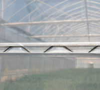 Fil de serrage à fente pour film de serre, fente galvanisée, coupe-vent, durable, serre solaire, tunnel en plastique