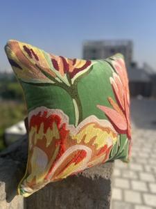 Excelente diseño de almohada con cuentas para sofá adornado con cuentas sala de estar indio hecho a mano Patchwork fundas de cojines disponibles aquí - Product Image 4