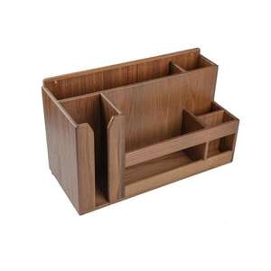 Porte-mouchoirs en bois rustique pour bureau à domicile et table à manger avec détails artisanaux et construction solide et longue durée - Product Image 2