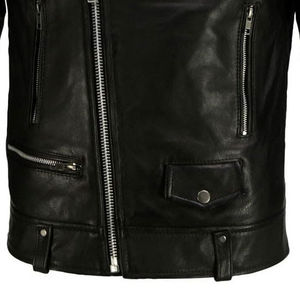 Chaqueta de Hombre Más Vendida, Moda de Invierno, Cuero Genuino con Cuello Alto y Cremallera, Chaqueta de Cuero de Marca para Hombre en 2026 - Product Image 4