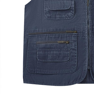 Verano nuevo último diseño Venta caliente adultos tamaño hombres Multi bolsillos hombres Chaleco de carga de alta calidad hombres Chaleco de carga - Product Image 6