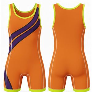 Dernier modèle de maillot de lutte sans bretelles à fermeture à pression en polyester et élasthanne, séchage rapide, respirant, confortable, vente en gros - Product Image 4