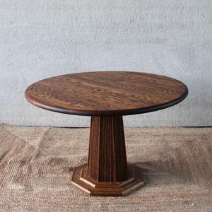 TYPES Plateau rond en bois d'acacia de haute qualité pour servir les gâteaux et les fruits. - Product Image 2