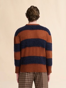 Pull en mohair élégant pour l'extérieur, chaud pour l'hiver, cousu à la machine, logo personnalisé sur le devant, personnalisable pour homme - Product Image 6