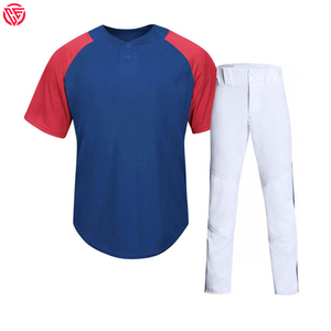 Meilleur prix de vente Vêtements de sport Nouveau design Matériau polyester de haute qualité Uniforme de baseball pour hommes Vente en ligne - Product Image 5