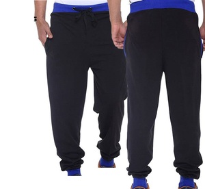 Custom Oversized Heavyweight Oxford Fabric 100% Cotton Straight Wide Leg Baggy Sweatpants Drawstring Closure High Waist Men's - Product Image 3