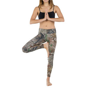 100 % Cotton Seamless Activewear Women Leggings Set Organic Cotton Yoga Pants <b>Tights</b> Pencil Sustainable Leggings for Women - Product Image 3