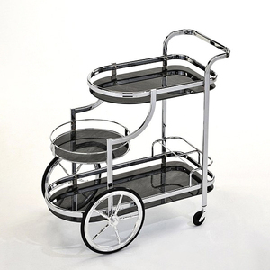 SF-3627-SMPG Luxurious Metal Tea <b>Trolley</b> - Product Image 3