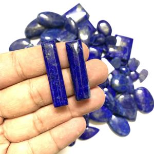 Pierre précieuse Lapis Lazuli bleu naturel, qualité supérieure, multi-cabochons, pour la création de bijoux RIDA CREATIONS RC Lapis 1900 - Product Image 5