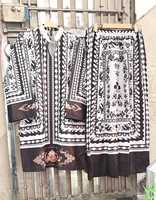 Vente en gros ensemble modeste pour femmes musulmanes imprimé turc hauts et pantalons costume pour femmes islamiques vêtements Pakistan Inde brodé