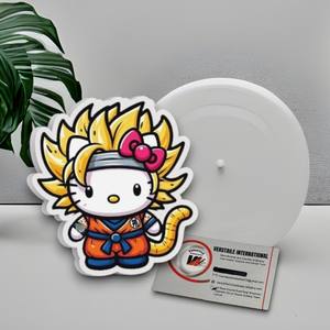 แผ่นแม่เหล็กอะคริลิคติดขนตาปลอมลายดอกไม้ หัวใจ ผีเสื้อ ยี่ห้อส่วนตัว รุ่น Hello Kitty ใช้ซ้ำได้ เป็นมิตรกับสิ่งแวดล้อม อุปกรณ์เสริมความงามสำหรับต่อขนตา - Product Image 1