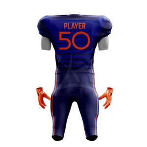 Tenues de football américain personnalisables, grandes tailles, respirantes, séchage rapide, tissu durable, pour matchs d'équipe et compétitions - Product Image 3