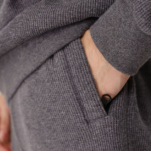 Conjuntos de Trajes Deportivos Personalizados para Hombre, Invierno 2024, Alta Calidad, Algodón Ecológico, Felpa Transpirable, Diseño de Talla Grande para Maternidad, Logotipo OEM - Product Image 3