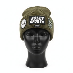 Gorro de Punto Acrílico de 300 g/m² para Mujer, Color Oliva, Estilo Invernal Acogedor, Logotipo Personalizado Bordado y Parche Tejido, Gorro Jacquard - Product Image 6