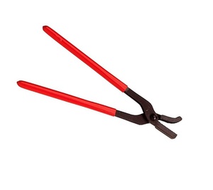 Pince crocodile en acier noir vétérinaire avec revêtement en plastique - Product Image 1