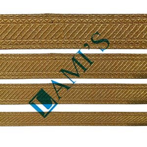 Fil métallique français OEM, garnitures décoratives en or, tresses, lacets, garniture, Tresse, Galon, fil métallique, Mylar, soie, personnalisé - Product Image 4