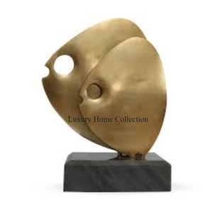 Sculpture faite à la main enduite de poudre de couleur noire moderne et élégante la plus unique et autres objets de créateurs fournis par un fournisseur indien - Product Image 6