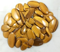 Pierre Cabochon Œil de Tigre Jaune Naturel Radha Arts – Vente en Gros, Haute Qualité, Semi-Précieuse, Polie, pour Fabrication de Bijoux et Guérison