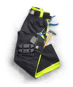 Pantalon de sécurité de travail multi-poches Pantalon de travail réfléchissant haute visibilité pour hommes Pantalon de sécurité personnalisé de haute qualité - Product Image 4