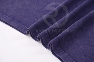 Venta al por mayor púrpura peso pesado lavado en blanco hombres camiseta peso pesado 250 GSM camiseta logotipo personalizado para hombres 100% algodón camisetas - Product Image 5