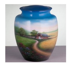 สติกเกอร์เคลือบลายธงชาติอเมริกันศิลปะสมัยใหม่คนที่คุณรักที่ระลึกเก็บขี้เถ้ามนุษย์ - Product Image 6